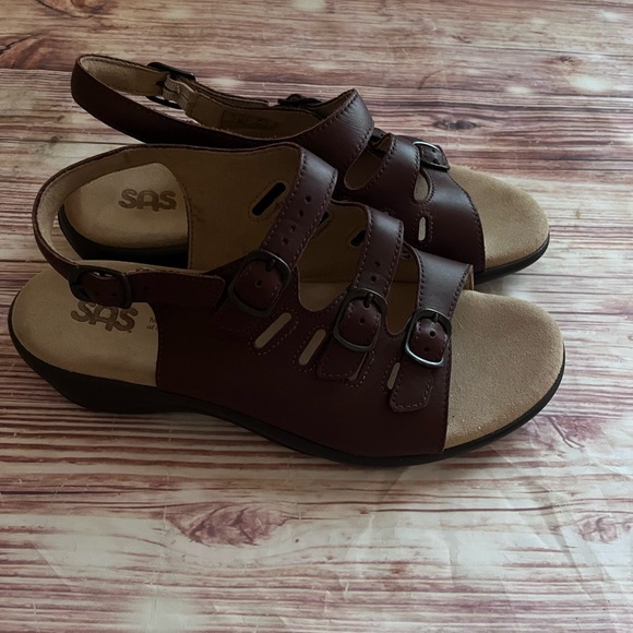SAS made in USA Women's Mystic Slingback Sandals 9 1/2 WW - Picture 1 of 8
